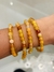 Pulsera de esferas ágata leontina 6mm
