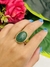 Anillo oval grande de Jade