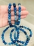 Pulsera de esfera ágata azul 6mm