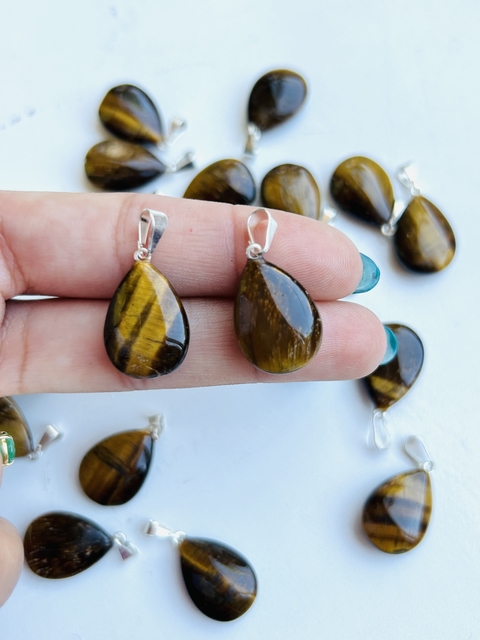 Dije gota mini ojo de tigre