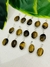 Dije oval con virola de ojo de tigre - comprar online