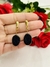 Aros colgantes Oval enchapado en oro - comprar online
