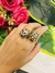 Anillo oval mediano de Jaspe Dálmata