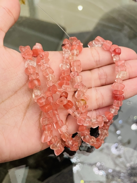 Tira de Escalla de cuarzo cherry claro 90cm