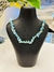 Collar escalla de turquesa 40cm con cierre