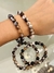 Pulsera de esfera ágata negra 6mm - comprar online