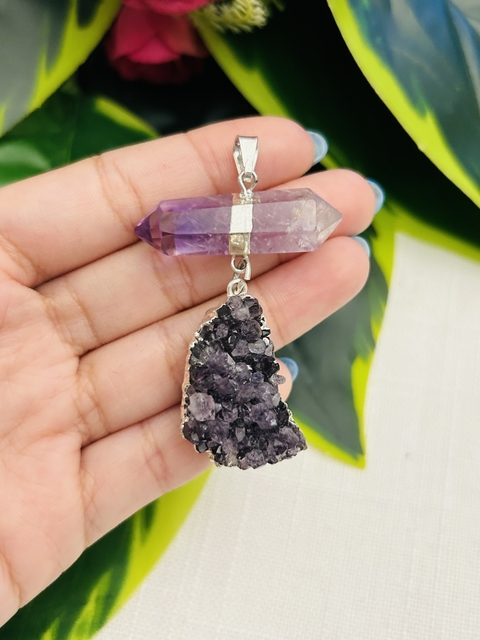 Dije bipolar de amatista