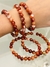 Pulsera de esfera agata cornalina 6mm - comprar online