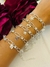 Pulsera enchapadas en plata con dijes