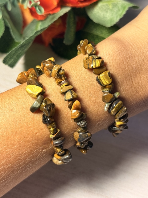 Pulsera elástica de ojo de tigre - comprar online