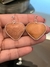 Dije corazón grande con virola de aragonita