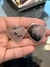 Dije corazón grande con virola de cuarzo turmalinado - comprar online