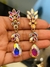 Aros strass importado tornasolado