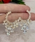 Aros de fiesta dorado con circonia importados - comprar online