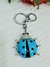 Llaveros importados vaquita celeste - comprar online