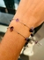 Pulsera de Escalla Amatista en Acero Quirúrgico