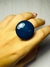 Anillo andorra de agata azul