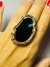 Anillos de rojadas de agata negra