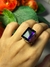 Anillo de amatista imperial 9kilates facetado