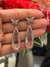 Aros de fiesta plateado con circonia importados - comprar online