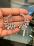 Aros de fiesta plateado con corconia importados - comprar online