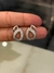 Aros gota con circonia - comprar online