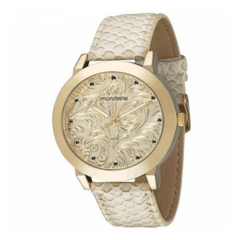 Relógio Feminino Mondaine 12006LPMGDH1 Pulseira Marron