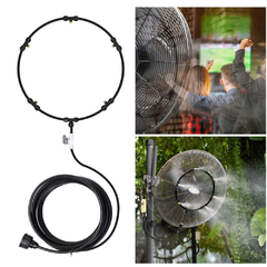 Climatizador Sistema de Névoa p/ Ventilador 8m – Resfriamento para Jardim, Piscina e Estufa - loja online