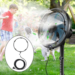 Climatizador Sistema de Névoa p/ Ventilador 8m – Resfriamento para Jardim, Piscina e Estufa na internet