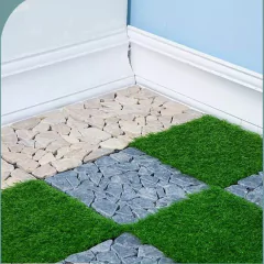 Tapete de Grama Artificial Modular 30x30cm – Alta Durabilidade, Drenagem e Aparência Natural
