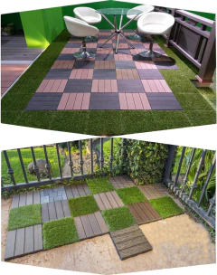 Imagem do Tapete de Grama Artificial Modular 30x30cm – Alta Durabilidade, Drenagem e Aparência Natural