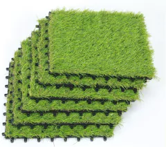 Tapete de Grama Artificial Modular 30x30cm – Alta Durabilidade, Drenagem e Aparência Natural na internet