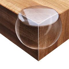 6 Protetor de Quina de Móveis Segurança Bebê – Silicone Transparente c/ Adesivo - comprar online
