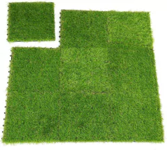 Tapete de Grama Artificial Modular 30x30cm – Alta Durabilidade, Drenagem e Aparência Natural - COMERCIAL 21 IMP EXP 