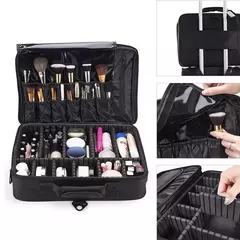 Maleta Profissional Maquiagem Manicure Grande– Porta Jóias Organizadora - COMERCIAL 21 IMP EXP 