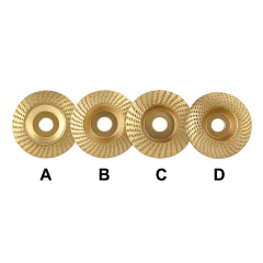 Imagem do Kit 4 Discos Rebolo Angular p/ Esmerilhadeira – Aço Alto Carbono, 16mm