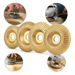 Kit 4 Discos Rebolo Angular p/ Esmerilhadeira – Aço Alto Carbono, 16mm - comprar online