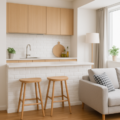 Kit 10 Painel 3D Auto Adesivo Tijolo 70x77cm – Fácil Aplicação, Sem Sujeira - comprar online