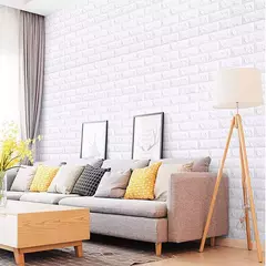 Kit 10 Painel 3D Auto Adesivo Tijolo 70x77cm – Fácil Aplicação, Sem Sujeira - loja online