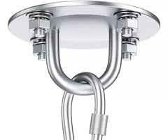 Suporte de Teto Giratório 360° Inox p/ Balanço Rede 500kg – c/ Parafusos - comprar online