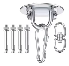 Suporte de Teto Giratório 360° Inox p/ Balanço Rede 500kg – c/ Parafusos na internet