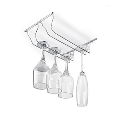 Suporte para Taças de Vinho 27cm Aço Cromado – Organizador Cozinha, Bar, Restaurante - comprar online