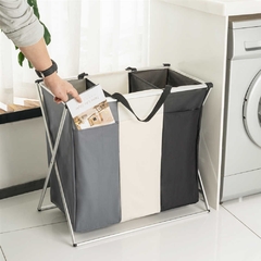 Cesto Organizador Roupa Suja Dobrável Lavanderia Grande - COMERCIAL 21 IMP EXP 