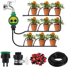 Kit Irrigação 24 Vasos Horta Gotejamento Microtubo Completo na internet