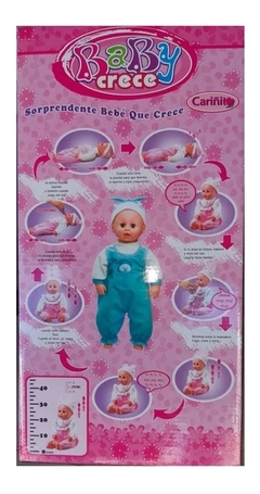 Muñeco Bebe Baby Crece Ríe, Habla, Llora. Cariñito. - Crawling