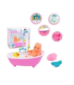 Juguete Muñeca Bañando A Luly Con Bañera y Accesorios - Ditoys. - comprar online