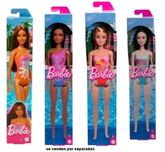 Barbie De Playa Con Traje De Baño Original - Mattel.