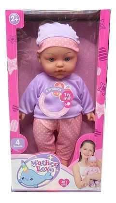 Mi Primer Bebe 41 Cm Con Sonido - Mother Love. - comprar online