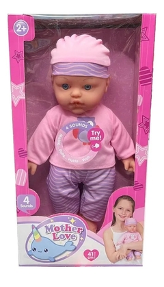 Mi Primer Bebe 41 Cm Con Sonido - Mother Love. - Crawling