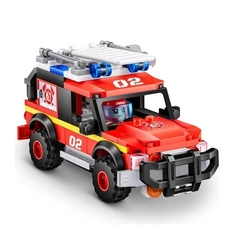 Bloques Para Armar Max Fire Bomberos 265 Piezas - Zuru. - Crawling